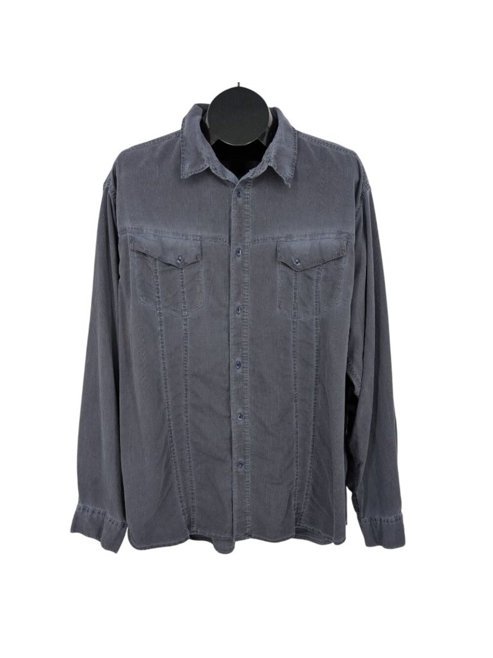 William‎ Rast Utility Button Up Shirt Grunge Streetwear Chambray Skater XXLarge